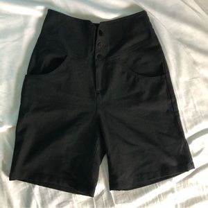 Vintage Salaam Super Sky High Waisted Shorts
